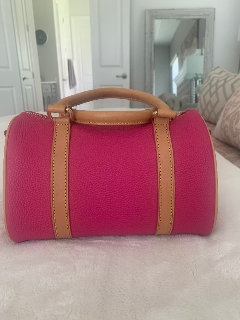 Pink Dress Up Your Purse Boston Bag
